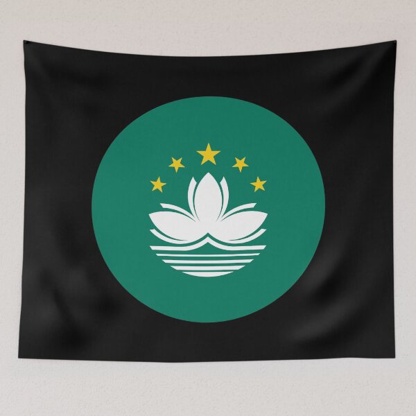 Item preview, Macau Circle Flag MO designed and sold by shitpostee.