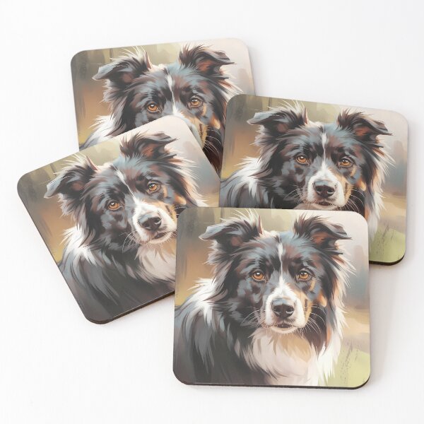 Item preview, Border Collie Oil Painting Portrait designed and sold by SellingWSarah17.