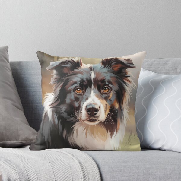 Item preview, Border Collie Oil Painting Portrait designed and sold by SellingWSarah17.