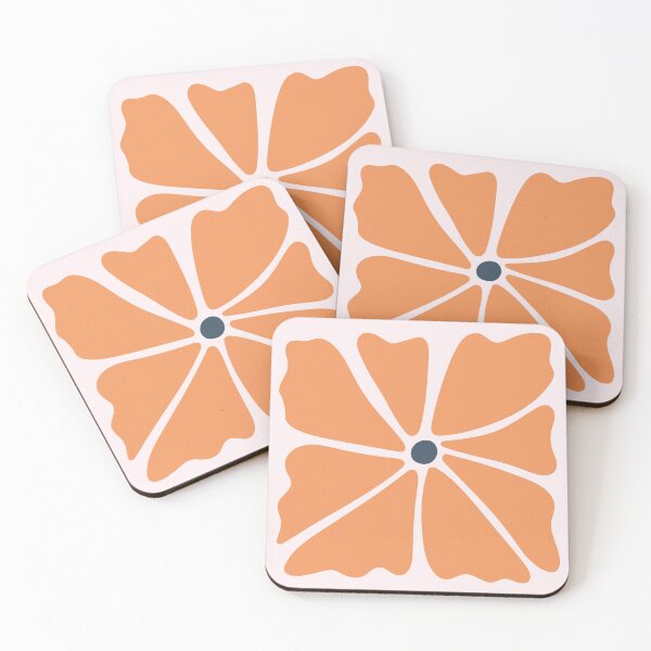 Item preview, Tangerine Folk Botanical Floral Design, Cozy Home Decor & Stationery designed and sold by SpringTeaDesigns.