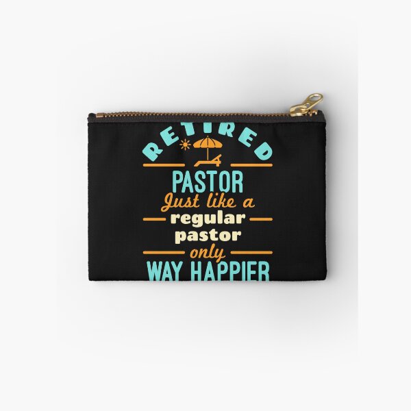 Item preview, Retired Pastor Preacher Retirement Funny Happier designed and sold by jaygo.