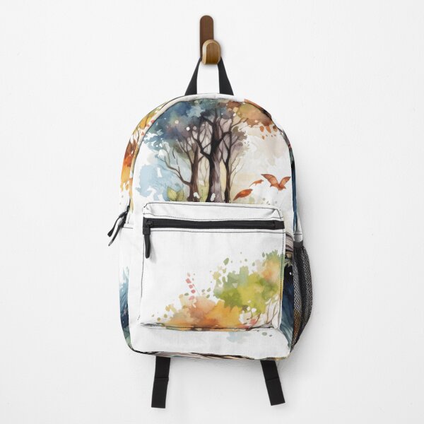 Item preview, Enchanted Forest Deer Rising from Open Book Watercolor designed and sold by ZetaLoom.