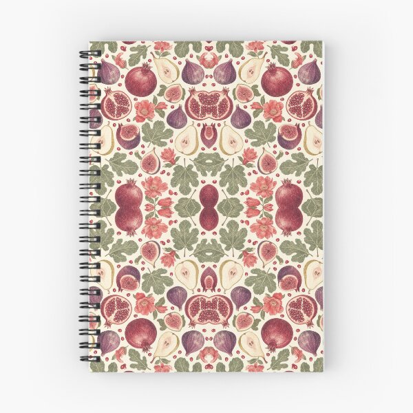 Item preview, Fig Pomegranate Autumn Fruit Pattern designed and sold by VerdantStudio.