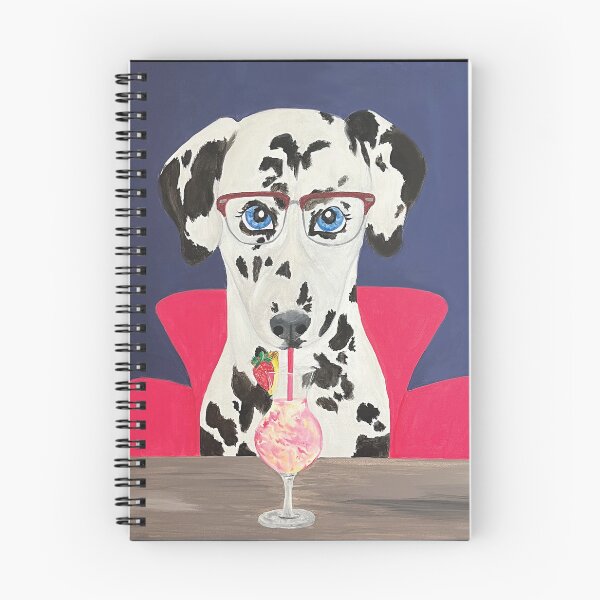 Item preview, Dalmatian Drinking a Pina Colada designed and sold by colormemaroon.