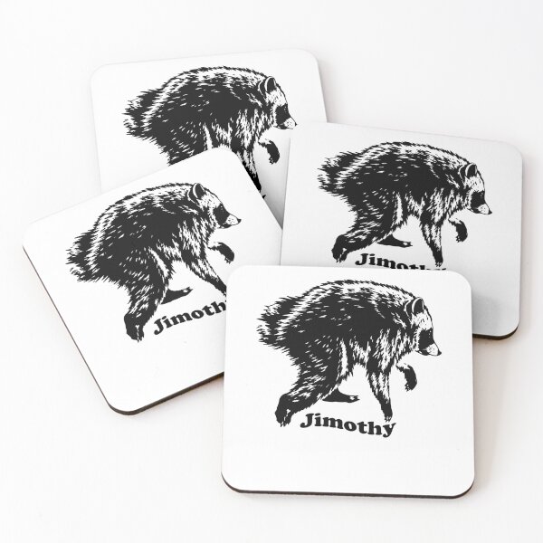 Item preview, Jimothy Raccoon Vintage Woodcut Funny Raccoon Meme designed and sold by PixlCrypt.
