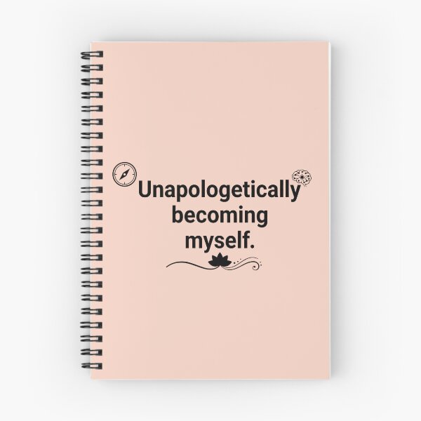 Item preview, Unapologetically Becoming Myself Self Love Quote Minimalist Typography designed and sold by MarJul.