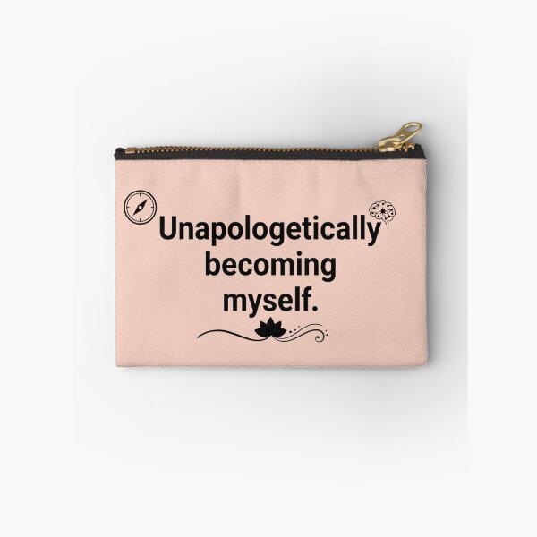 Item preview, Unapologetically Becoming Myself Self Love Quote Minimalist Typography designed and sold by MarJul.