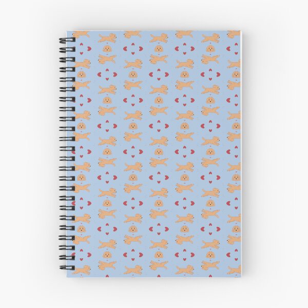 Item preview, Happy Cavoodle - Light Blue designed and sold by Mina Mina Designs.