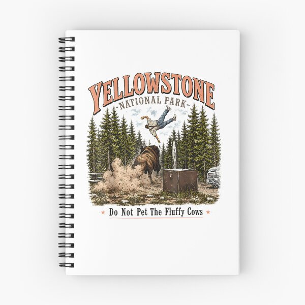 Item preview, Yellowstone National Park Do Not Pet The Fluffy Cows Funny Bison Nature designed and sold by PixlCrypt.