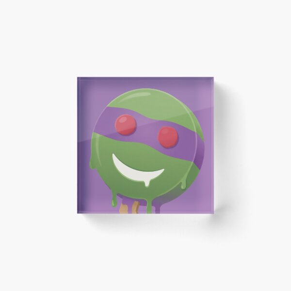 Item preview, Ninja Turtle Popsicle Donnie Retro Ice Cream Art designed and sold by webninja.