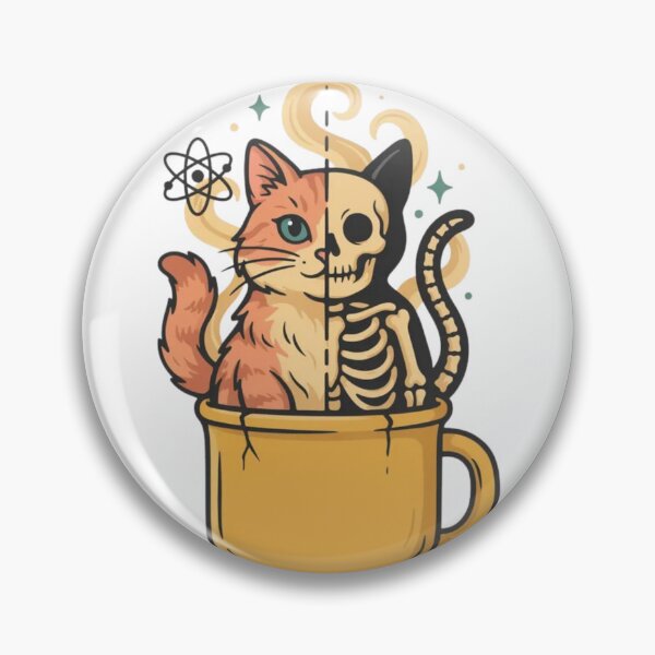 Item preview, Schrödinger's Brew Quantum Physics Cat Coffee designed and sold by UrbanStoic.