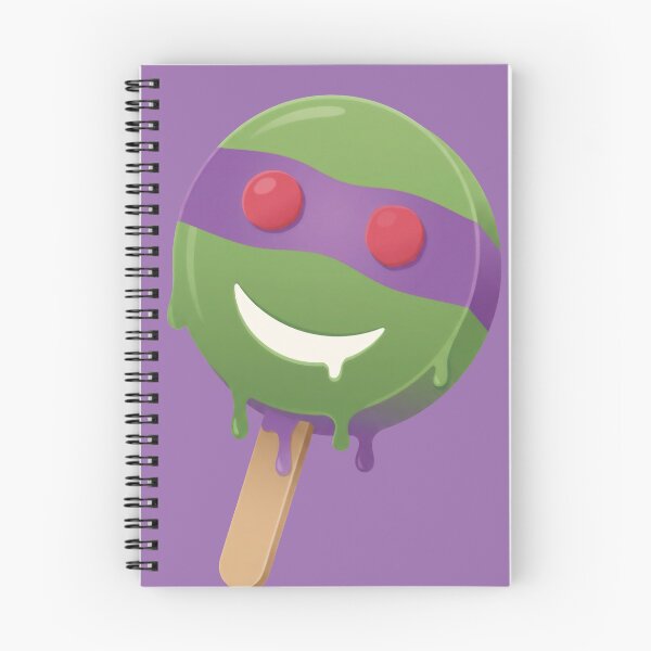 Item preview, Ninja Turtle Popsicle Donnie Retro Ice Cream Art designed and sold by webninja.