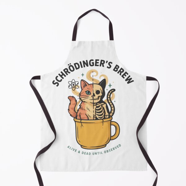 Item preview, Schrödinger's Brew Quantum Physics Cat Coffee designed and sold by UrbanStoic.