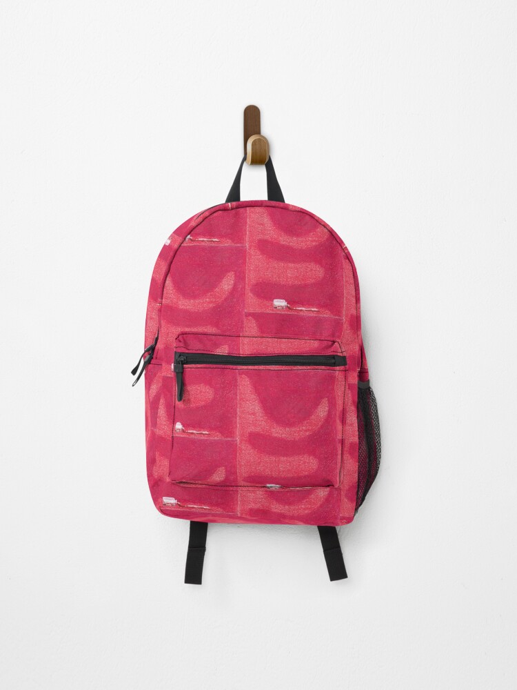 Thumbnail 1 of 3, Backpack, Red Wave designed and sold by A-P-Ink.