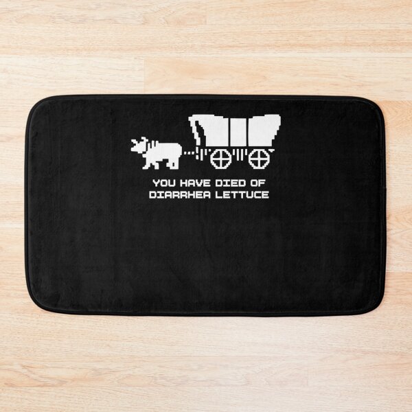 Item preview, You Have Died Of Diarrhea Lettuce Funny Oregon Trail Pixel designed and sold by PixlCrypt.