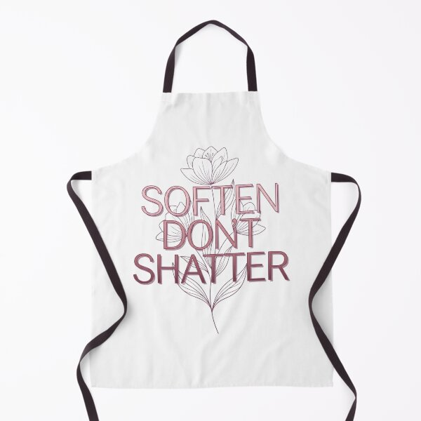 Item preview, Soften, Don't Shatter | Mental Health Awareness Quote Shirt designed and sold by Softbear Atelier.