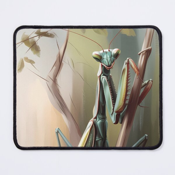 Item preview, Praying Mantis Oil Painting Nature Portrait designed and sold by SellingWSarah17.