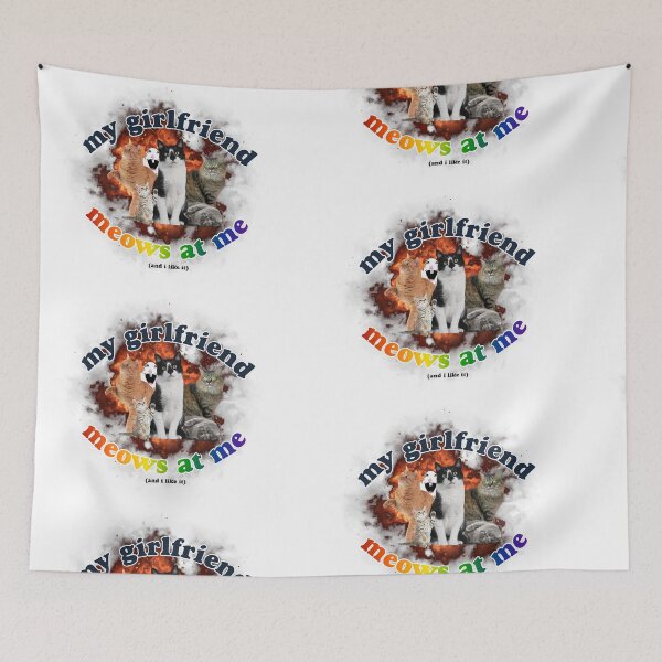 Item preview, Girlfriend Meows at me designed and sold by ella's stickers :).