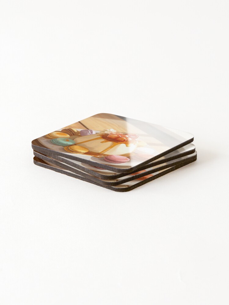 Thumbnail 4 of 5, Coasters (Set of 4), Food designed and sold by Ricewantstea.