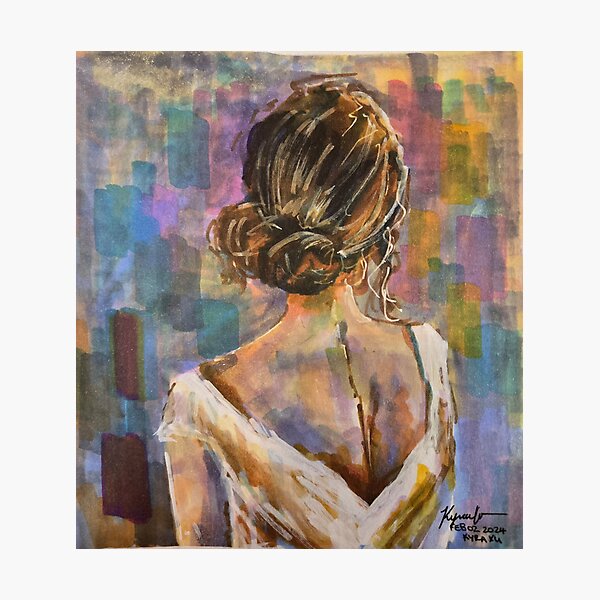 Item preview, Marker Print of Elegant Lady designed and sold by jadexjournal.
