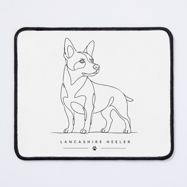 Item preview, Lancashire Heeler One Line Dog Art designed and sold by Abidel.