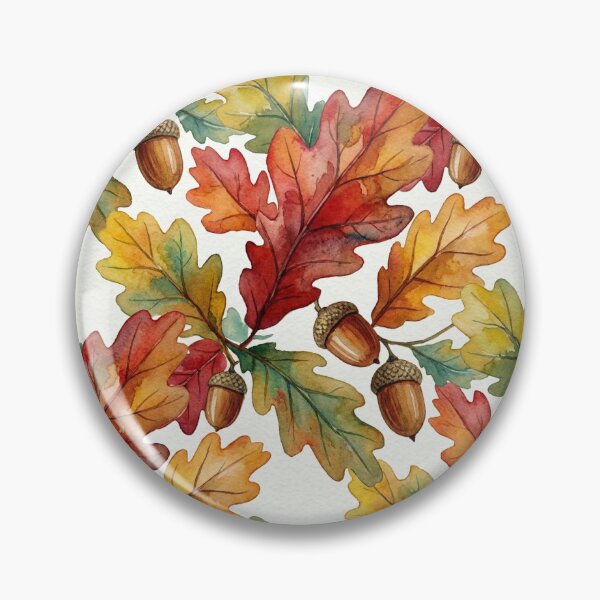 Item preview, Artistic Oak Leaves Botanical Nature Illustration designed and sold by OddlySticky.