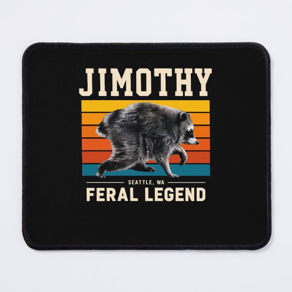 Item preview, Jimothy Seattle Feral Legend Funny Vintage Raccoon designed and sold by PixlCrypt.