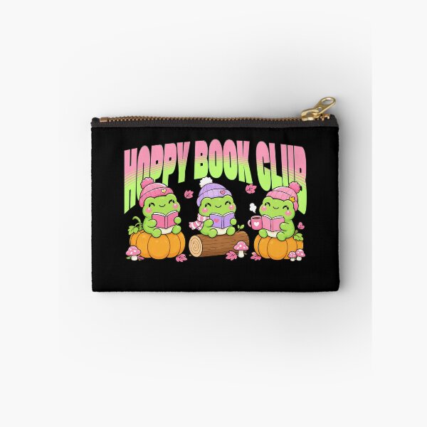 Item preview, Hoppy Book Club, frogs in Autumn reading designed and sold by BritishDelights.