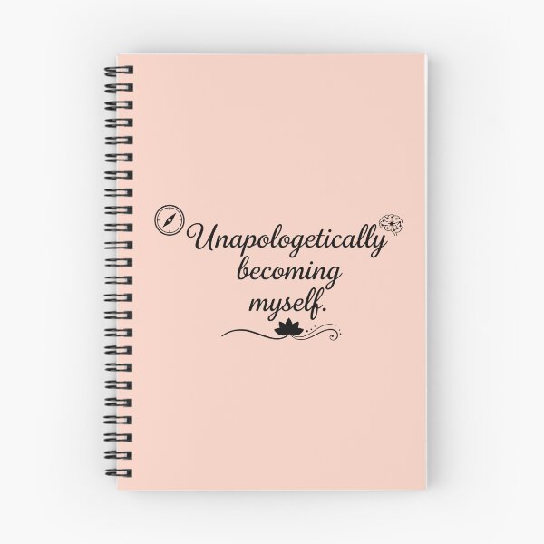 Item preview, Unapologetically Becoming Myself Self Love Quote Minimalist Typography designed and sold by MarJul.