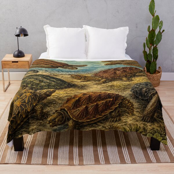 Item preview, Vintage Scientific Illustration Sea Turtles and Tortoises Reptile Art for Natural History Lovers designed and sold by RickE.
