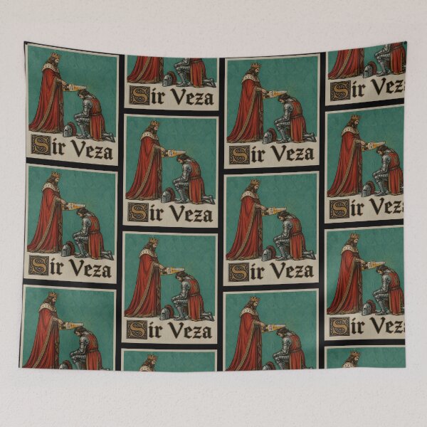 Item preview, Sir Veza Medieval Knight Meme Fantasy Lover designed and sold by PixlCrypt.