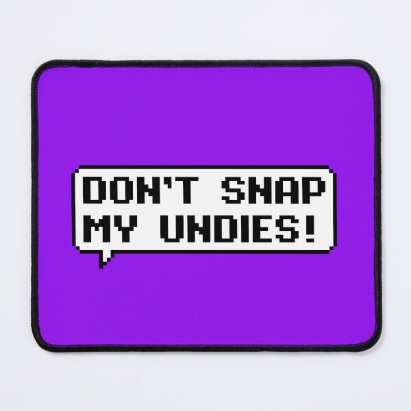 Item preview, Don’t Snap My Undies – Funny Pixel Speech Bubble Retro Design designed and sold by PixelPuncheur.
