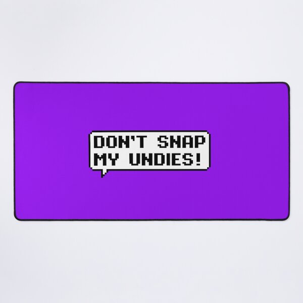 Item preview, Don’t Snap My Undies – Funny Pixel Speech Bubble Retro Design designed and sold by PixelPuncheur.