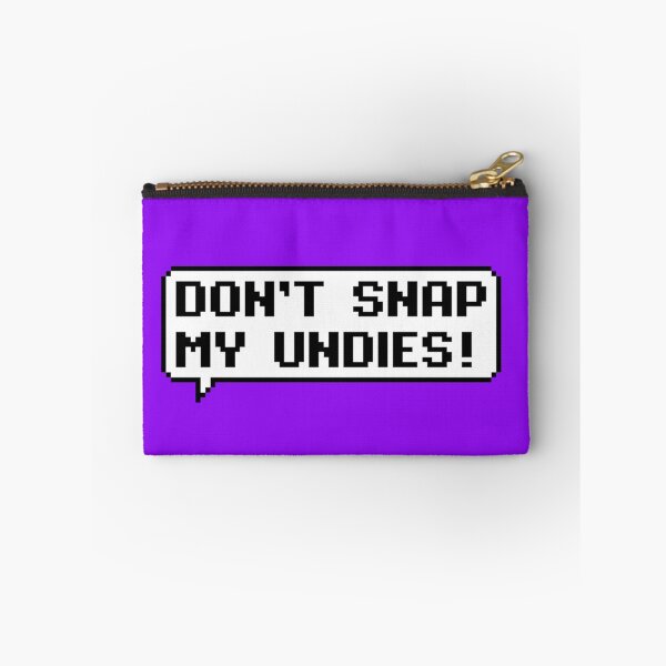 Item preview, Don’t Snap My Undies – Funny Pixel Speech Bubble Retro Design designed and sold by PixelPuncheur.