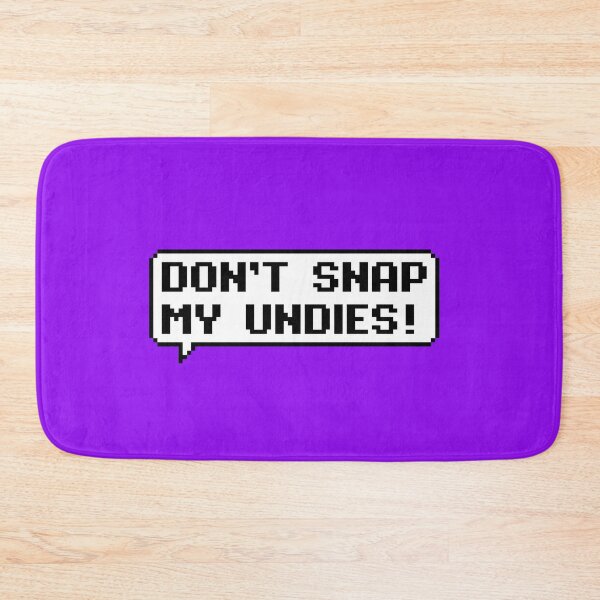 Item preview, Don’t Snap My Undies – Funny Pixel Speech Bubble Retro Design designed and sold by PixelPuncheur.