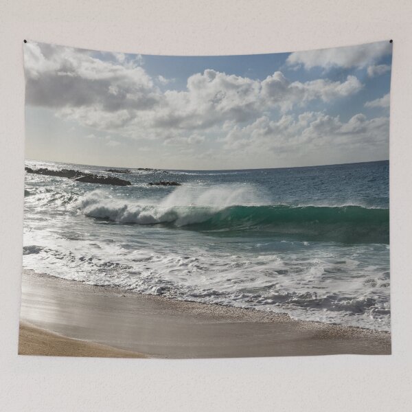 Item preview, Smoking - Wave Action at Waimea Bay Beach North Shore Oahu Hawaii  designed and sold by Georgia Mizuleva.