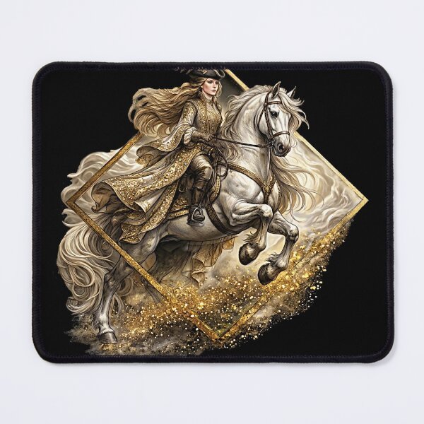 Item preview, Majestic Baroque rider on a white stallion designed and sold by thirtyonestars.
