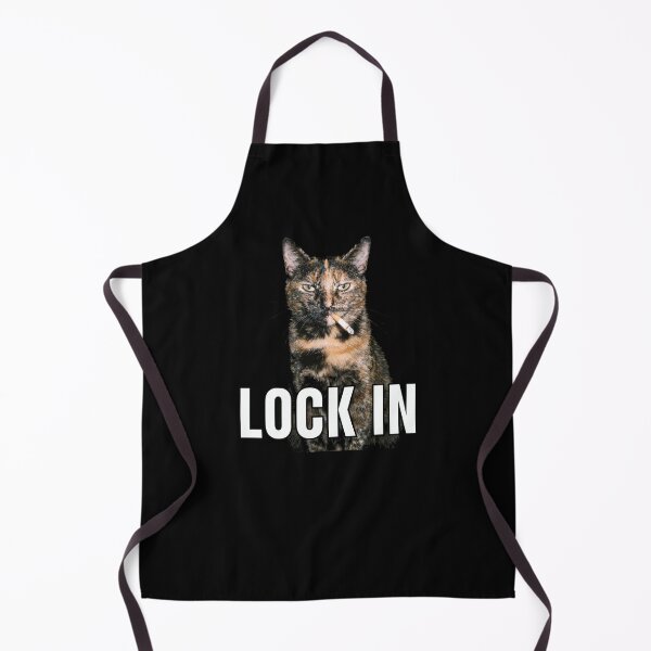 Item preview, Lock In Cat Shirt Funny Smoking Cat T-Shirt Tortoiseshell Cat Meme Tee Tortie Cat Shirt Cool Cat Meme Top Funny Cat Lover Gift Apparel [Black Shirt Only] designed and sold by Off-Road-Zone.