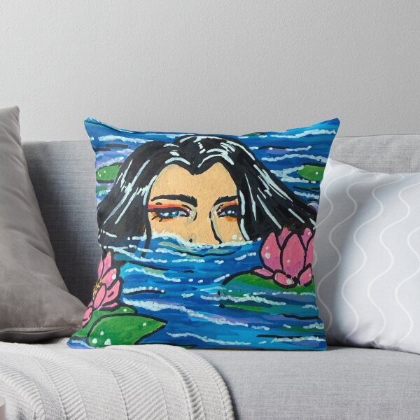 Item preview, The Woman and the Lily Pads designed and sold by AvalonUnmuzzled.