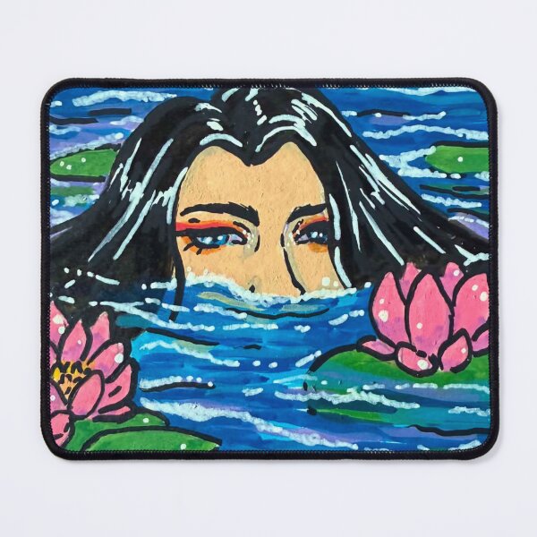 Item preview, The Woman and the Lily Pads designed and sold by AvalonUnmuzzled.
