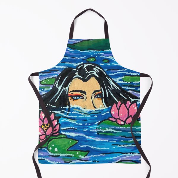 Item preview, The Woman and the Lily Pads designed and sold by AvalonUnmuzzled.