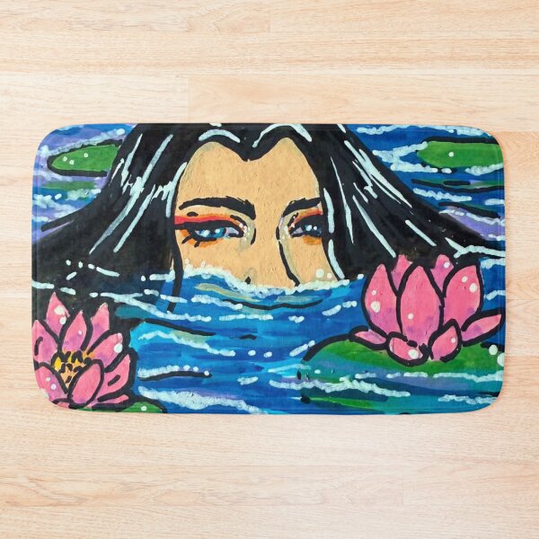 Item preview, The Woman and the Lily Pads designed and sold by AvalonUnmuzzled.