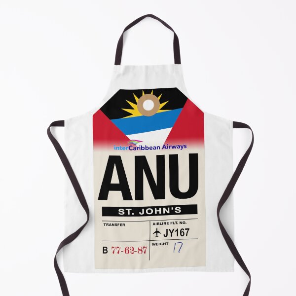 Item preview, St. John's (ANU) Antigua Airline Luggage Tag designed and sold by travelwitheric.