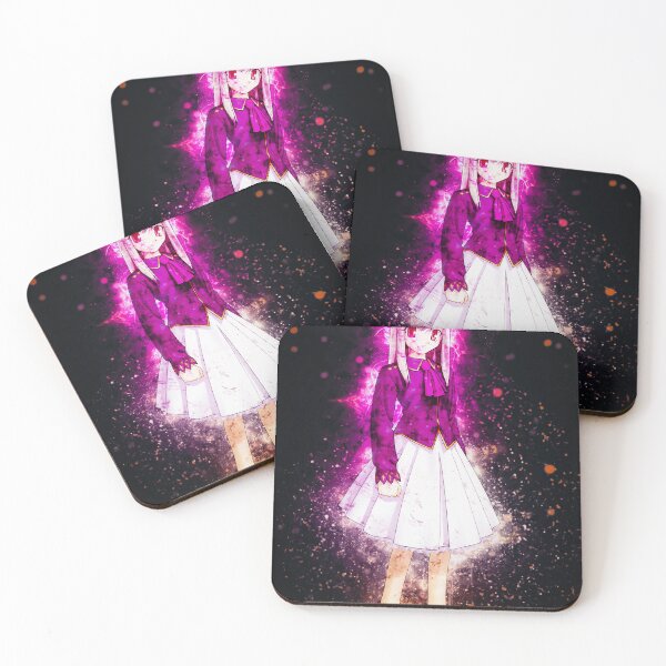 Item preview, Illyasviel Fate Stay Night Purple Glow Noble Smile designed and sold by mildaclairmo.
