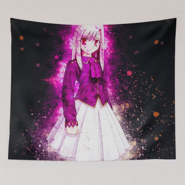 Item preview, Illyasviel Fate Stay Night Purple Glow Noble Smile designed and sold by mildaclairmo.