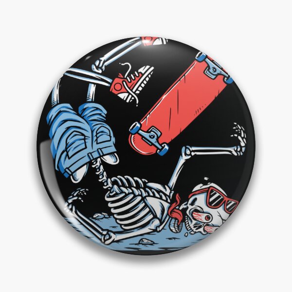 Item preview, Skeleton Skateboard Wipeout Oh I Fell! designed and sold by Nol1ytv.