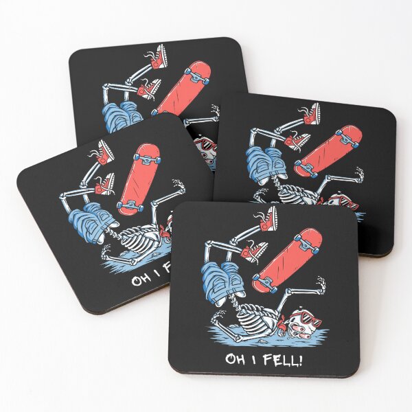 Item preview, Skeleton Skateboard Wipeout Oh I Fell! designed and sold by Nol1ytv.