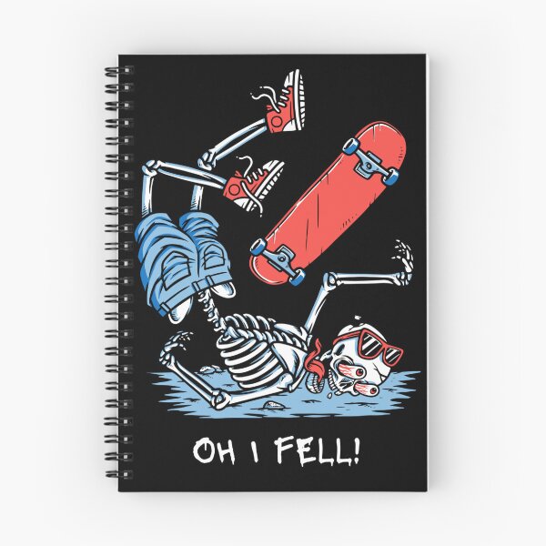 Item preview, Skeleton Skateboard Wipeout Oh I Fell! designed and sold by Nol1ytv.