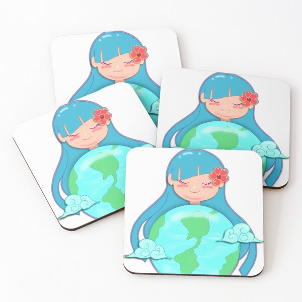 Item preview, Cute Mother Earth Goddess designed and sold by kawanva-studio.