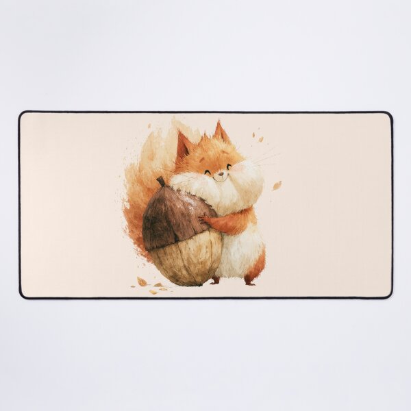 Item preview, Cute Baby Ratatoskr Squirrel Norse Nursery Art designed and sold by Artmugic.